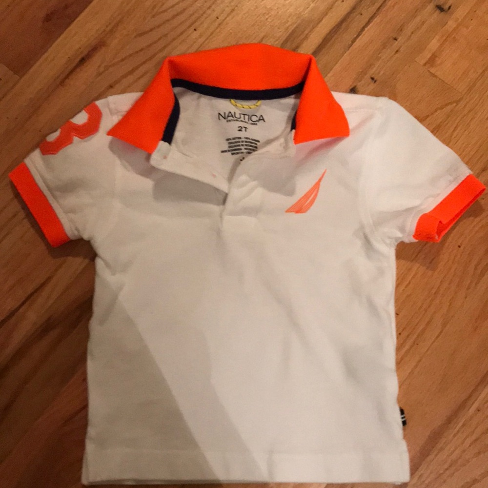 Nautica boys short sleeve polo. Size 2t